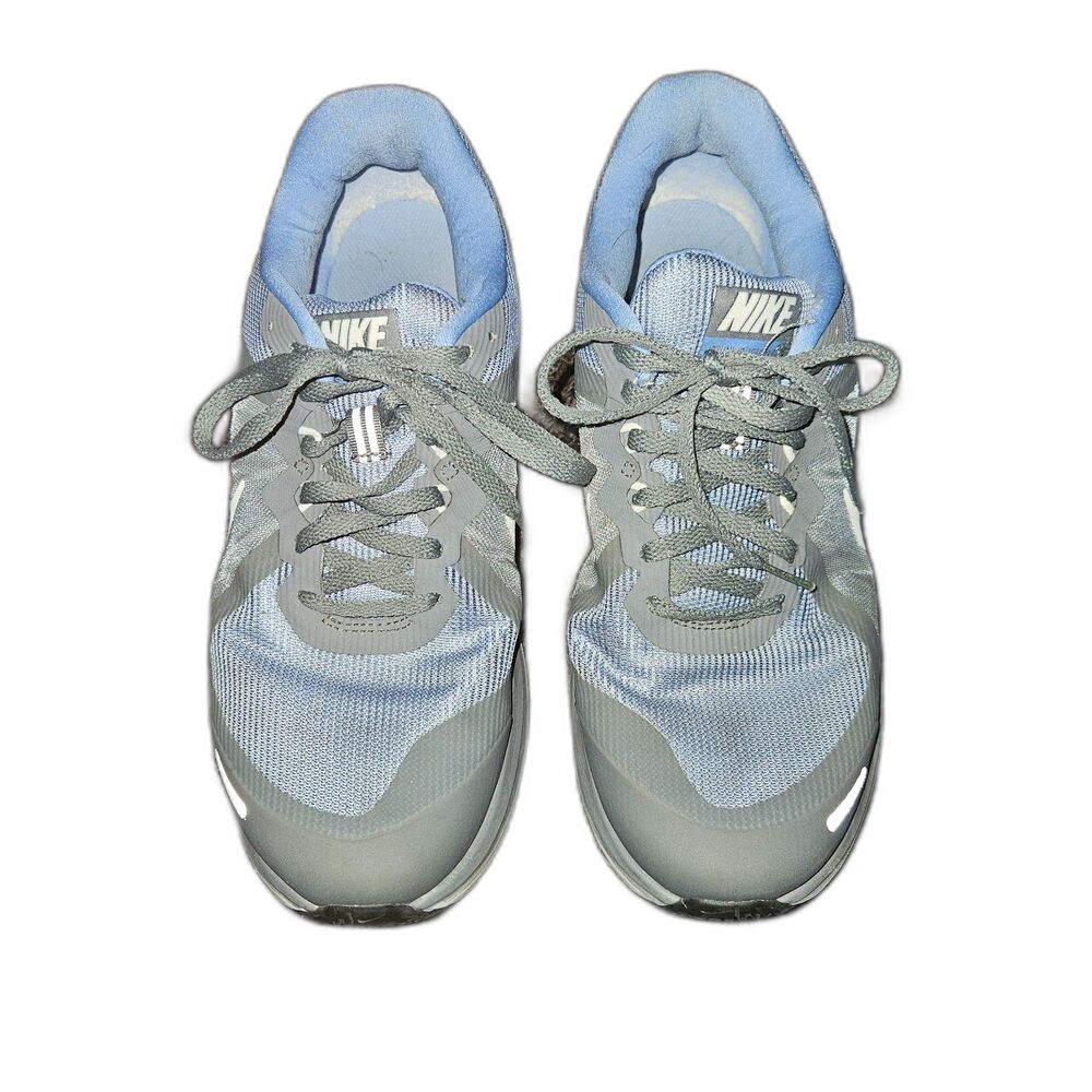 NIKE Women’s Dual Fusion X2 Running Shoes Sneakers Gray Blue 819318-002 Size 9